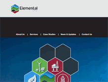 Tablet Screenshot of elementalgroup.com